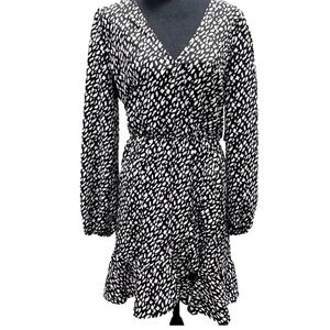 Abound black and white dress